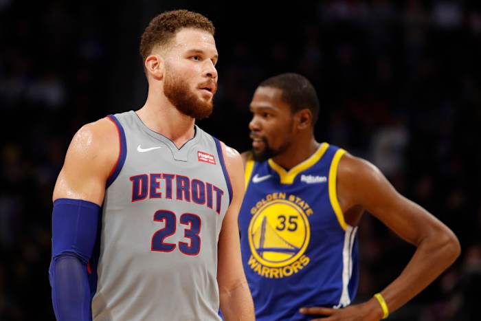 Blake Griffin and Kevin Durant